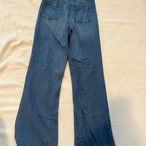 Free People High Rise Blue Jeans